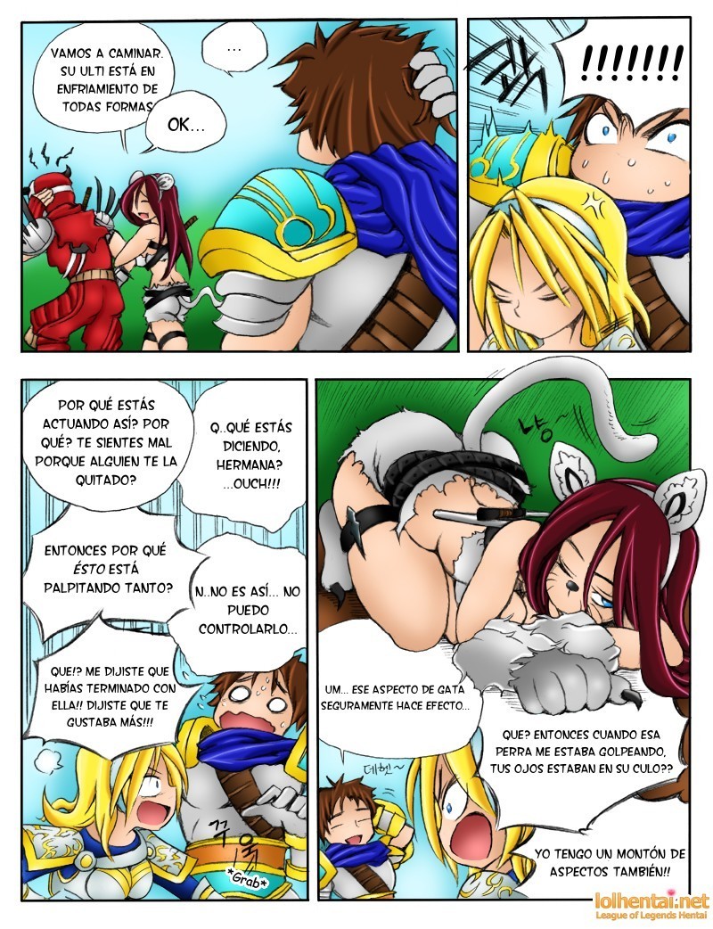 Cuando los Servidores Caen – LoL Hentai Comic porno