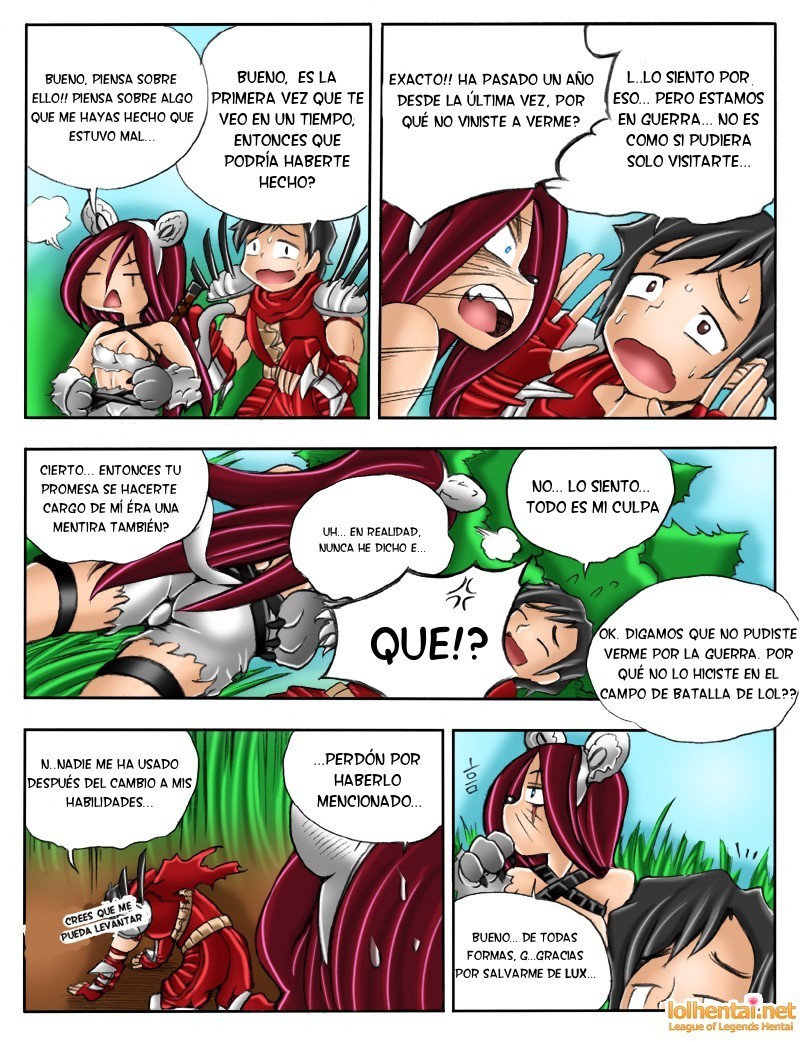 Cuando los Servidores Caen – LoL Hentai Comic porno