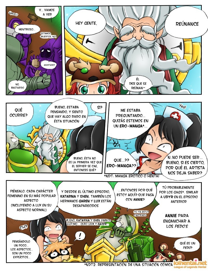 Cuando los Servidores Caen – LoL Hentai Comic porno