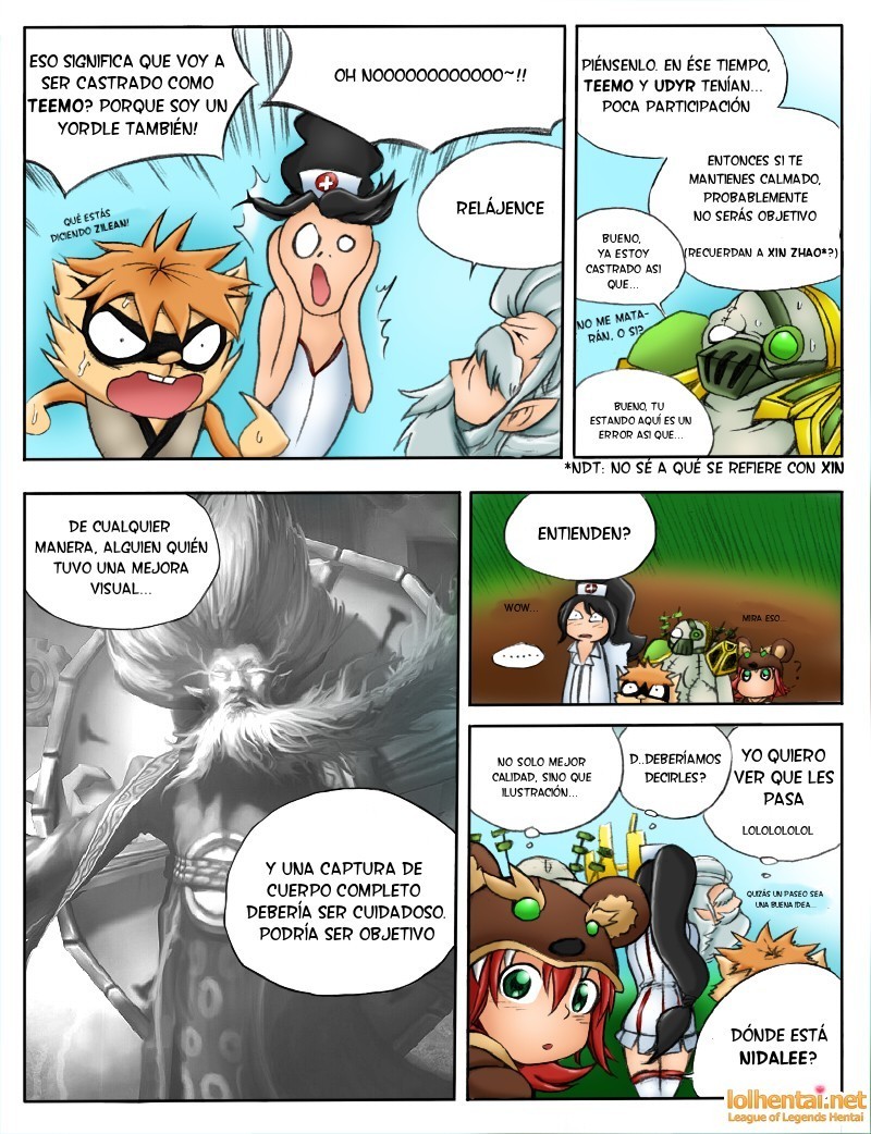 Cuando los Servidores Caen – LoL Hentai Comic porno