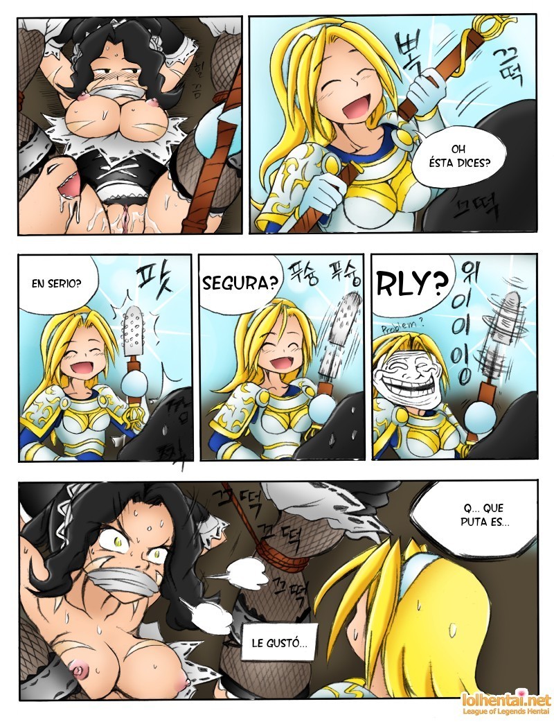 Cuando los Servidores Caen – LoL Hentai Comic porno
