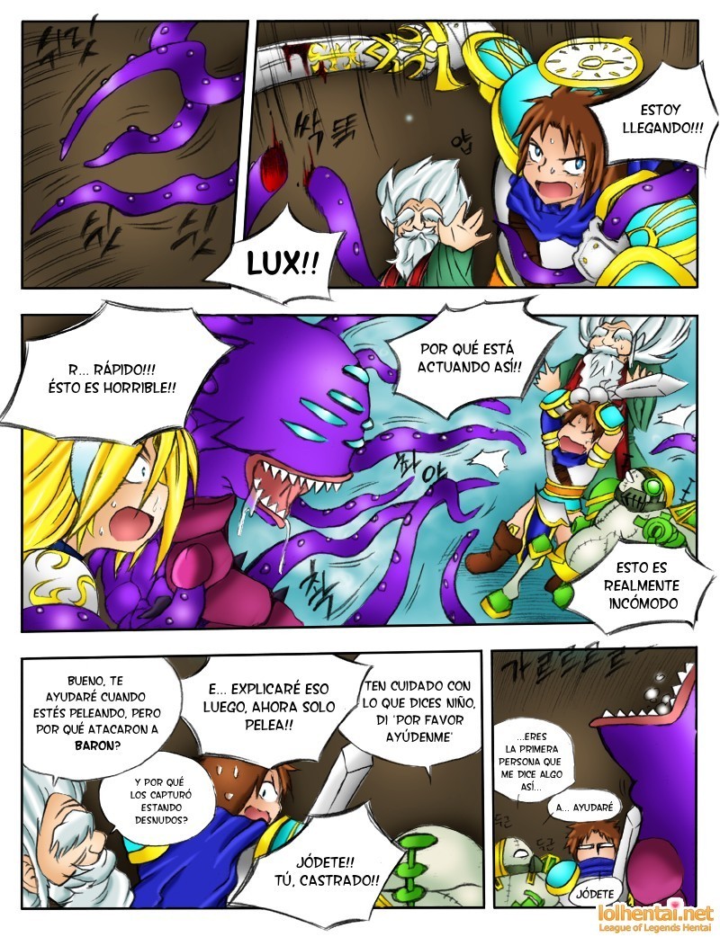 Cuando los Servidores Caen – LoL Hentai Comic porno