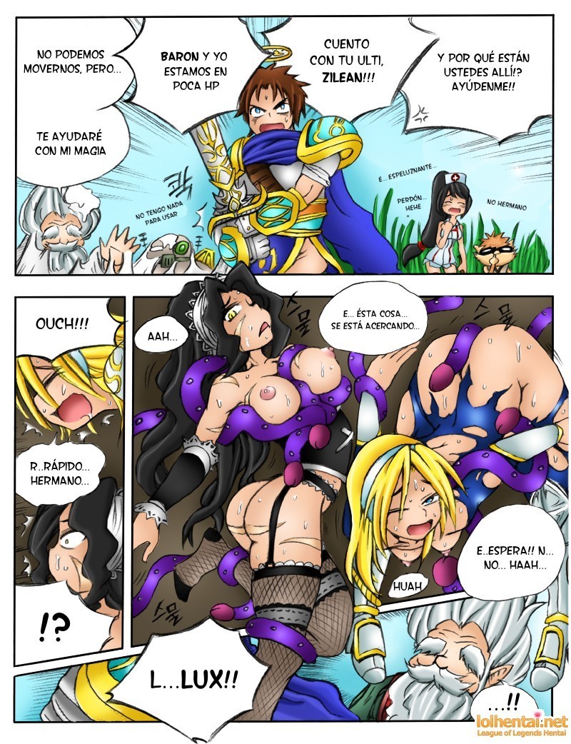 Cuando los Servidores Caen – LoL Hentai Comic porno