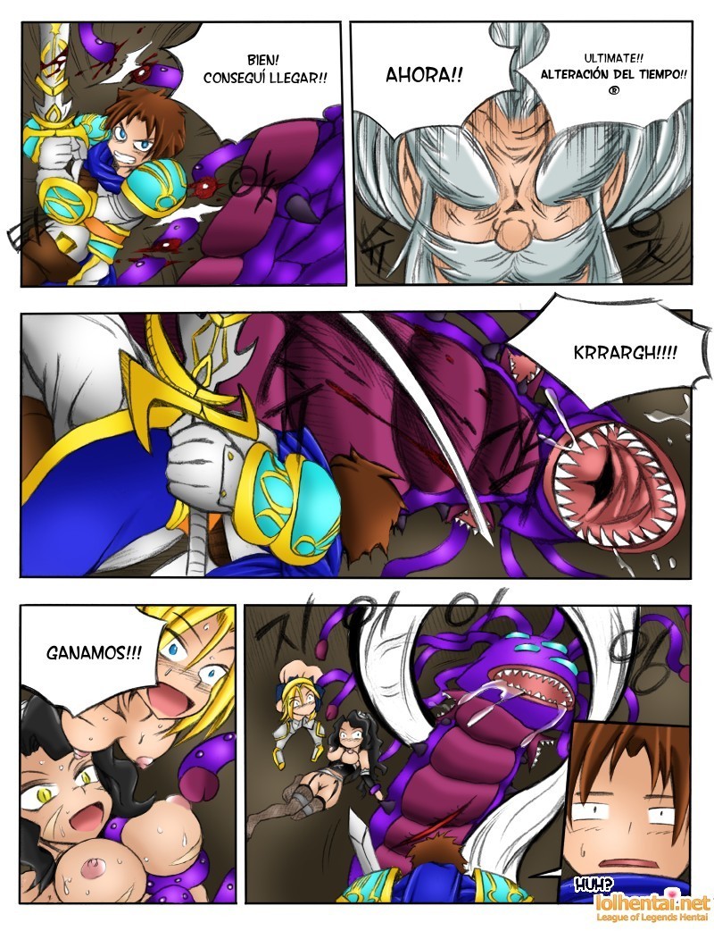 Cuando los Servidores Caen – LoL Hentai Comic porno