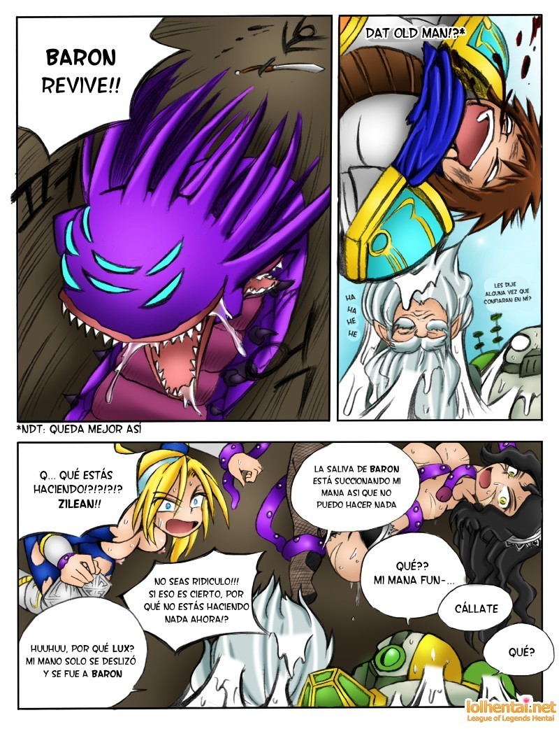 Cuando los Servidores Caen – LoL Hentai Comic porno