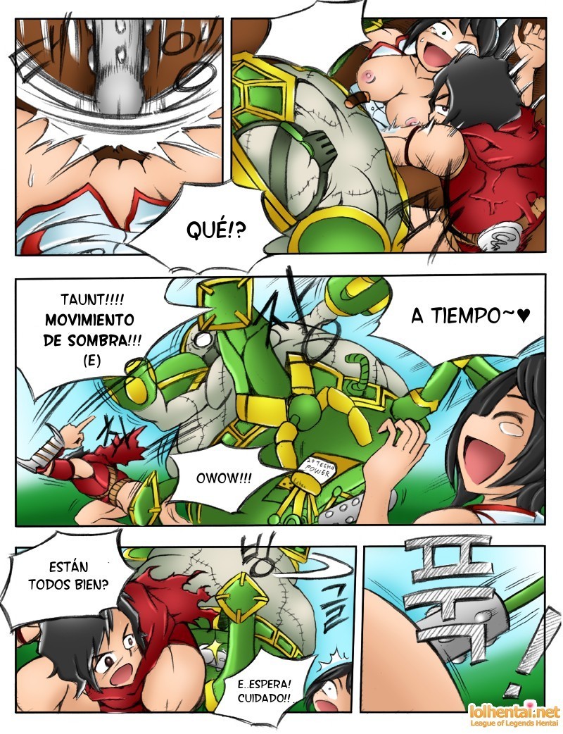 Cuando los Servidores Caen – LoL Hentai Comic porno