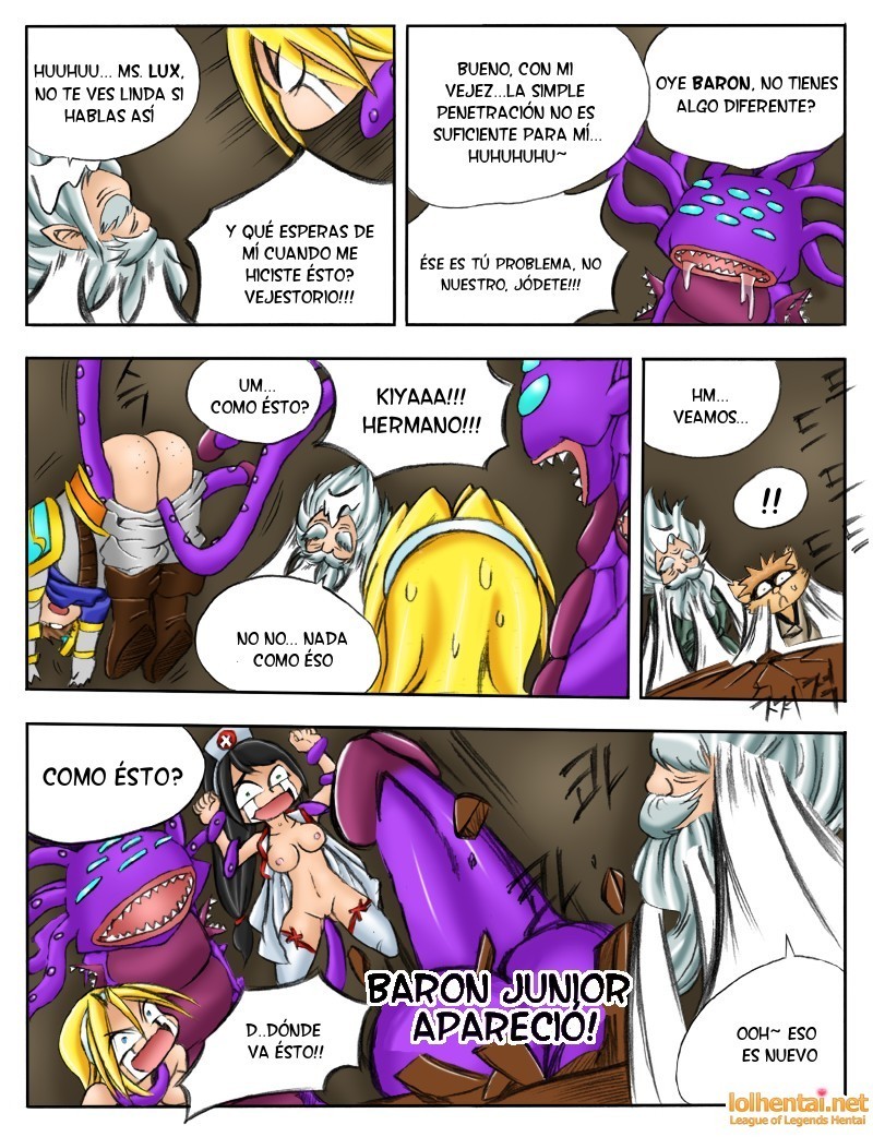 Cuando los Servidores Caen – LoL Hentai Comic porno