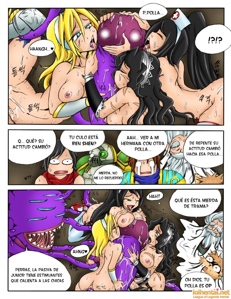 Cuando los Servidores Caen – LoL Hentai Comic porno