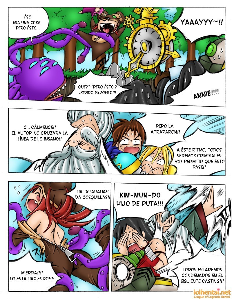 Cuando los Servidores Caen – LoL Hentai Comic porno