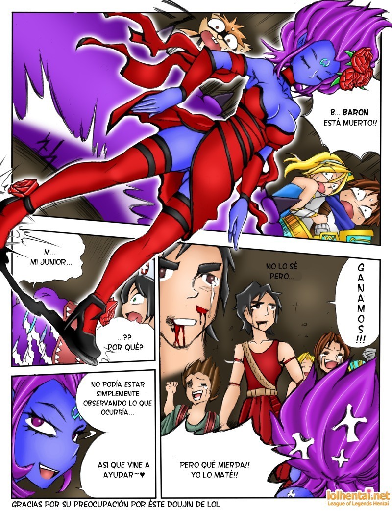Cuando los Servidores Caen – LoL Hentai Comic porno