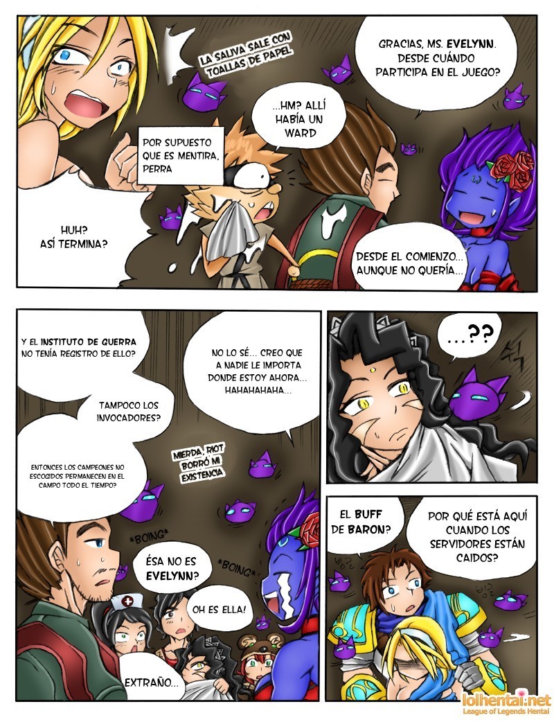 Cuando los Servidores Caen – LoL Hentai Comic porno