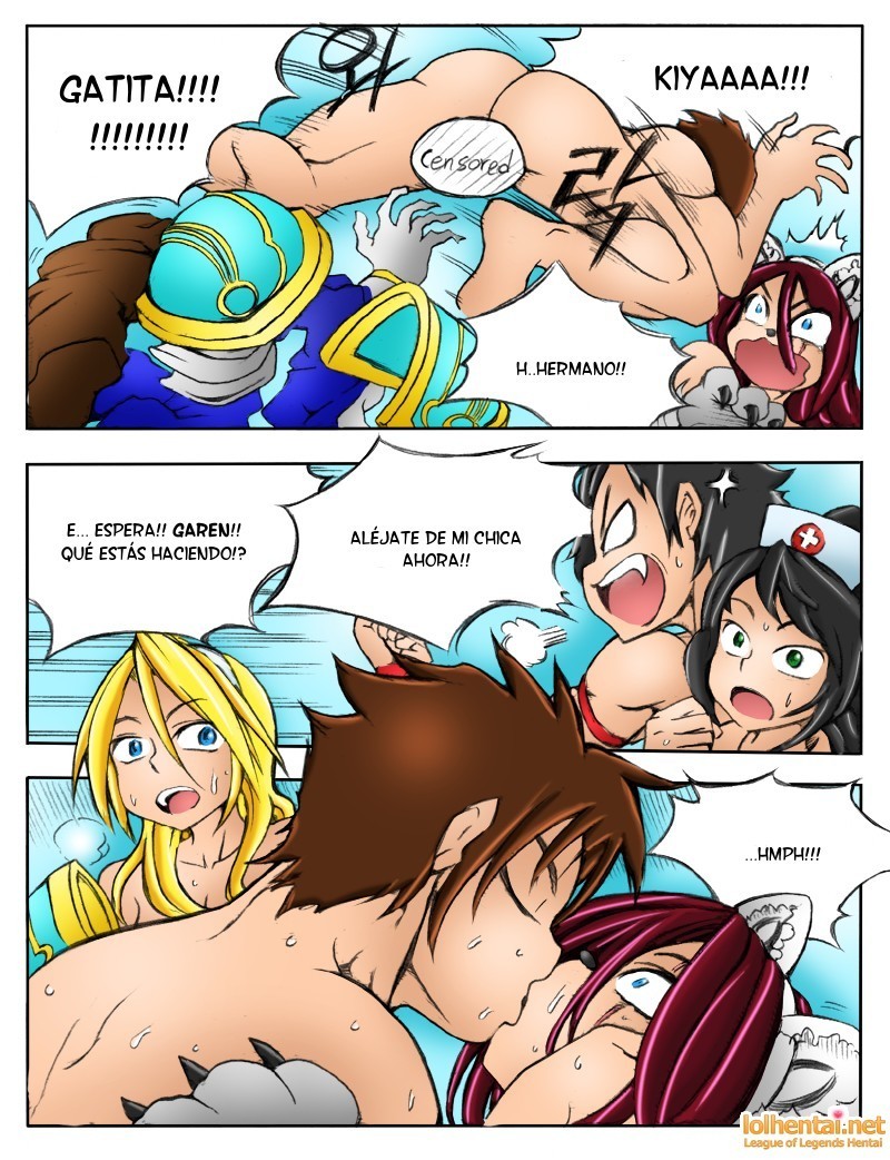 Cuando los Servidores Caen – LoL Hentai Comic porno