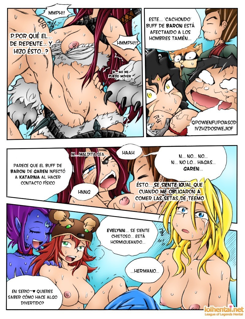 Cuando los Servidores Caen – LoL Hentai Comic porno