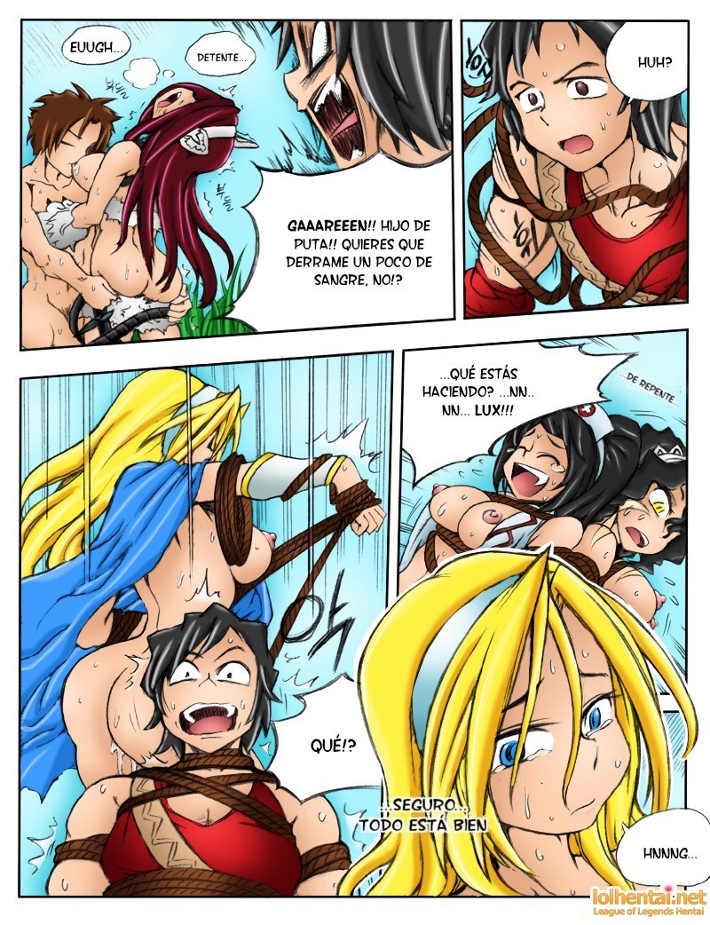 Cuando los Servidores Caen – LoL Hentai Comic porno