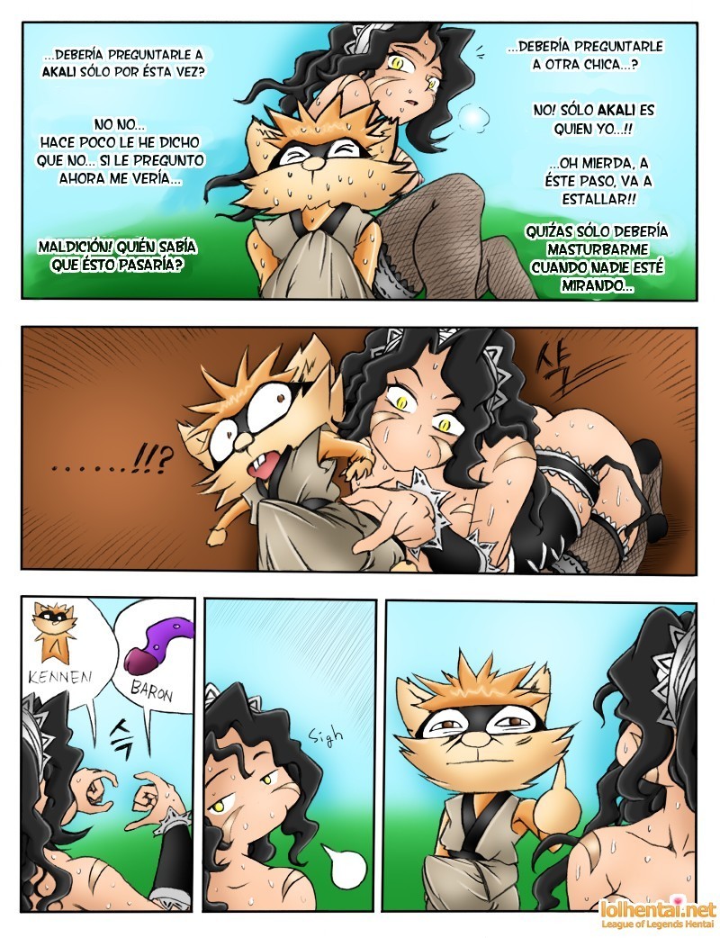 Cuando los Servidores Caen – LoL Hentai Comic porno