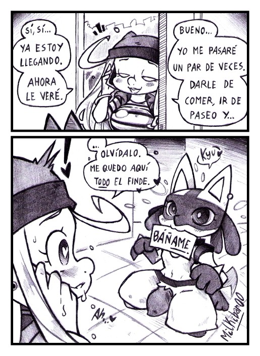 Cuidame el Lucario Comic porno