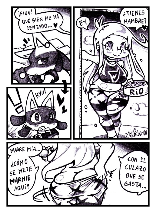 Cuidame el Lucario Comic porno