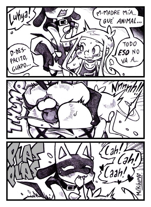 Cuidame el Lucario Comic porno