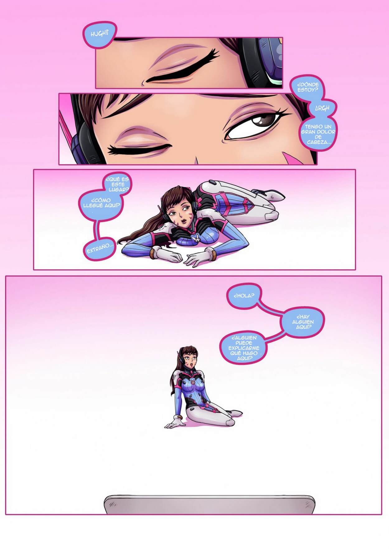 D.Va’s Humiliation – Futanari Comic porno