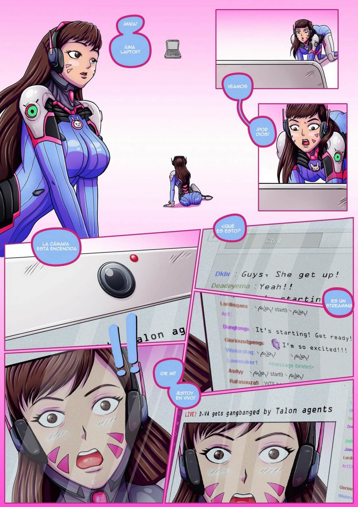 D.Va’s Humiliation – Futanari Comic porno