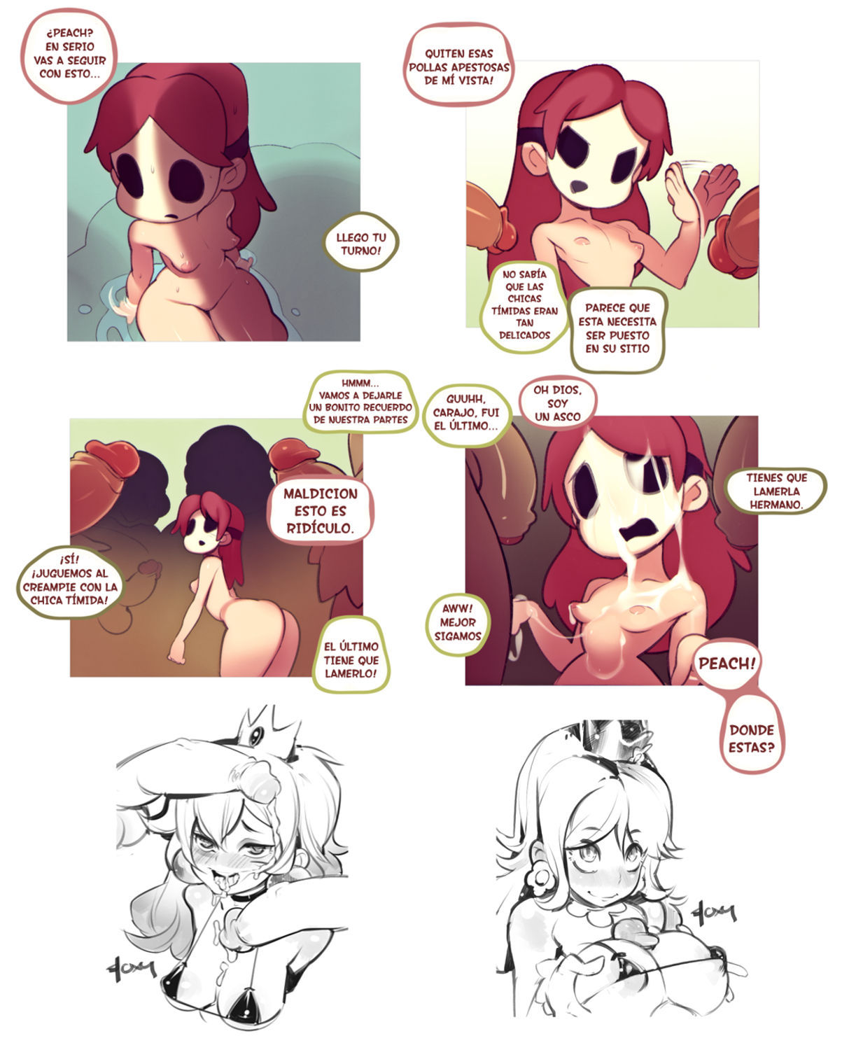 Mario Bros - DAPE Comic porno