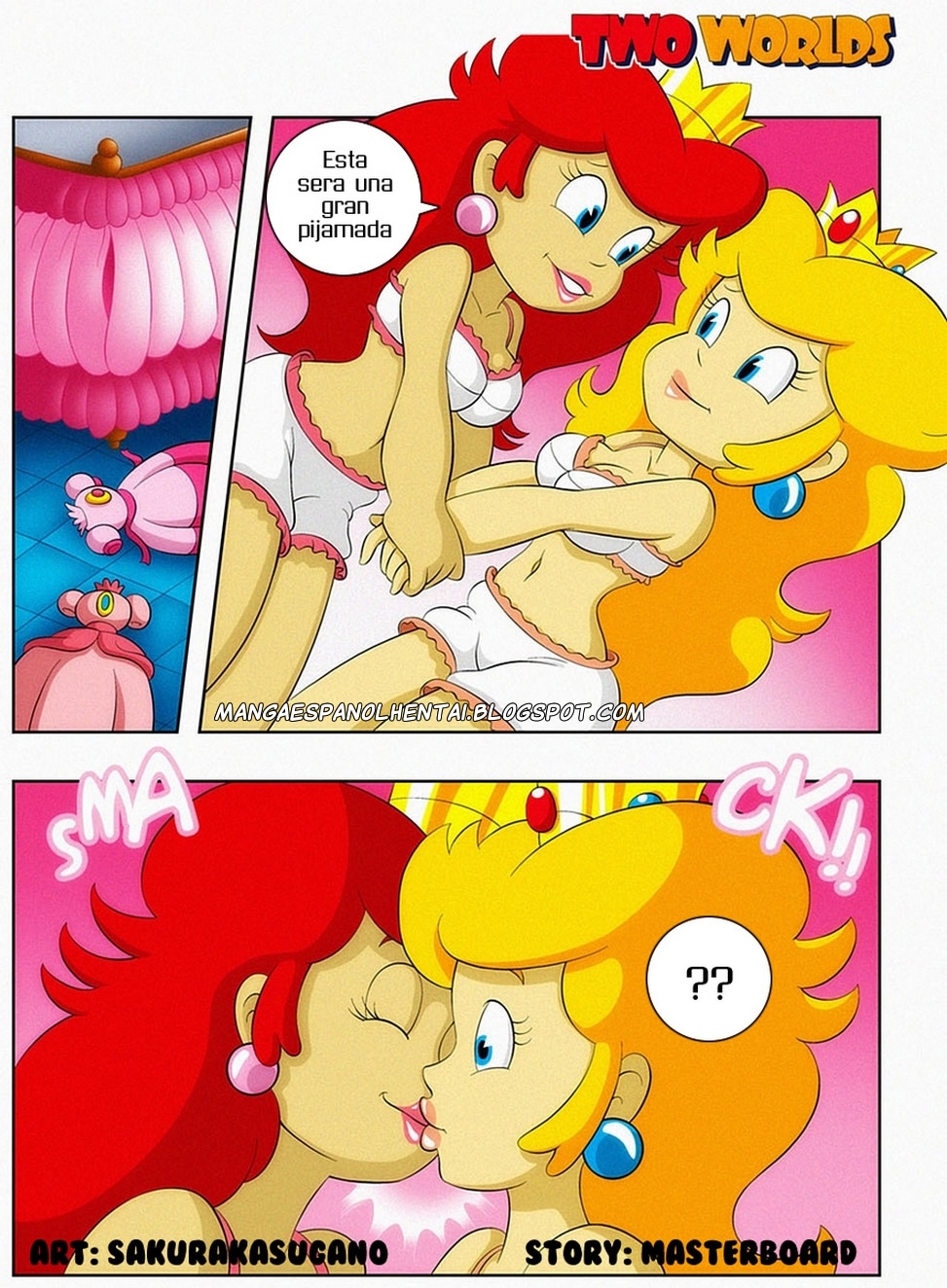 Dos Mundos – Princesa Peach Hentai Comic porno