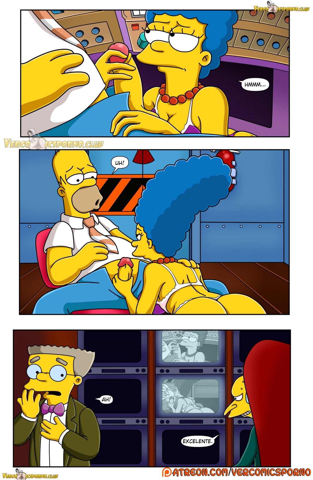 El Abuelo y Yo – Los Simpsons Comic porno