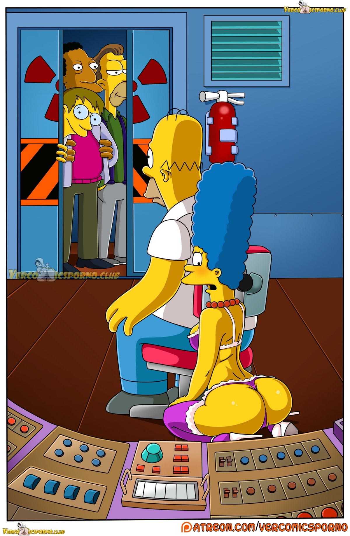El Abuelo y Yo – Los Simpsons Comic porno