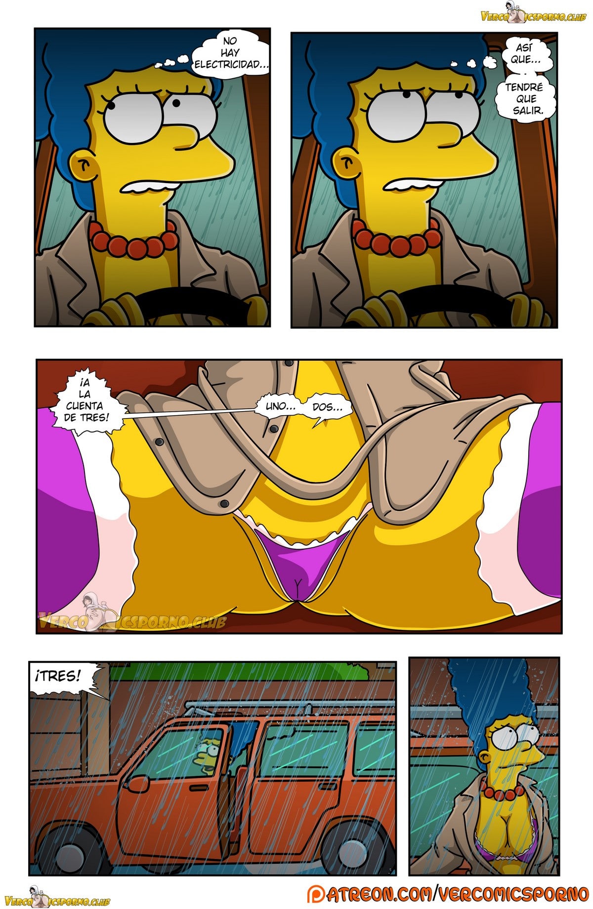 El Abuelo y Yo – Los Simpsons Comic porno