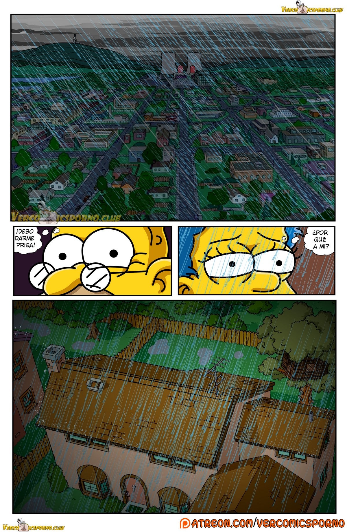 El Abuelo y Yo – Los Simpsons Comic porno