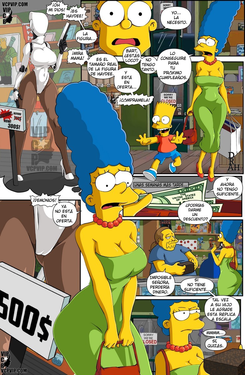 Los Simpsons El Regalo Alternativo Comic porno