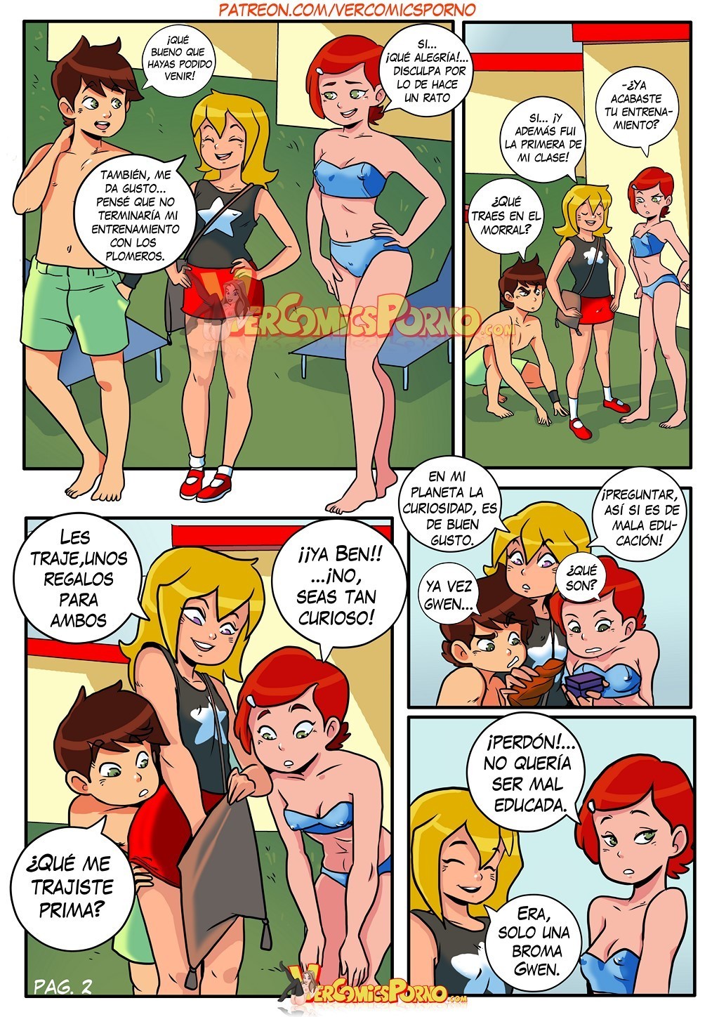 Ben 10 El que rie al final Comic porno