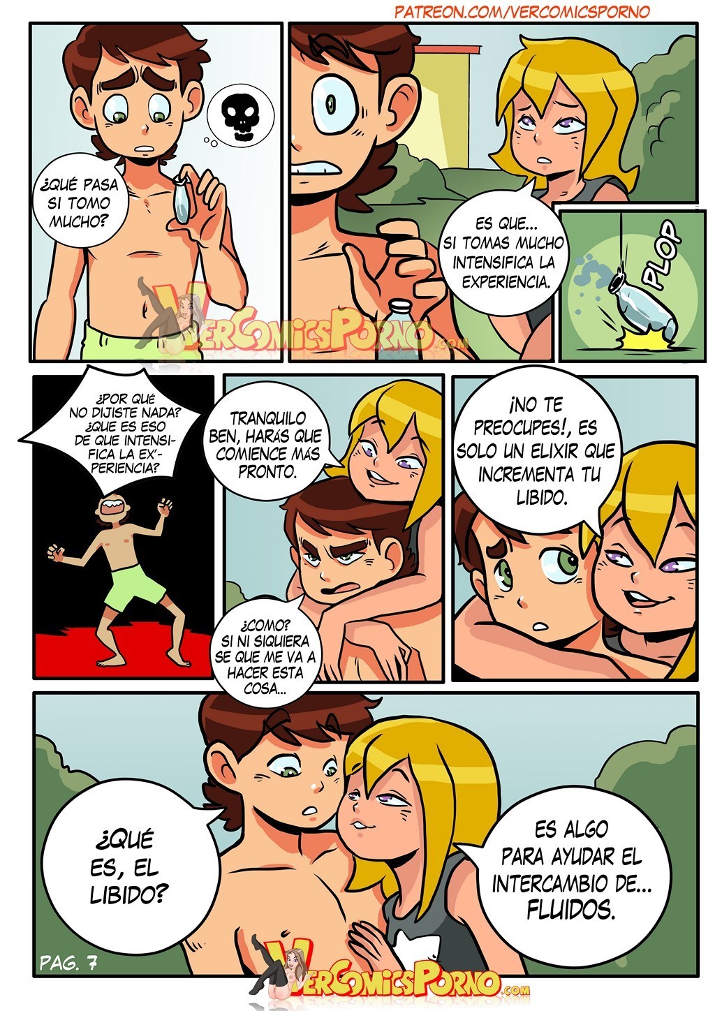 Ben 10 El que rie al final Comic porno