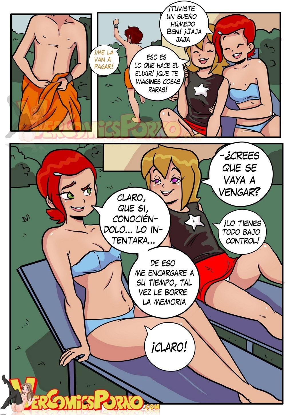 Ben 10 El que rie al final Comic porno