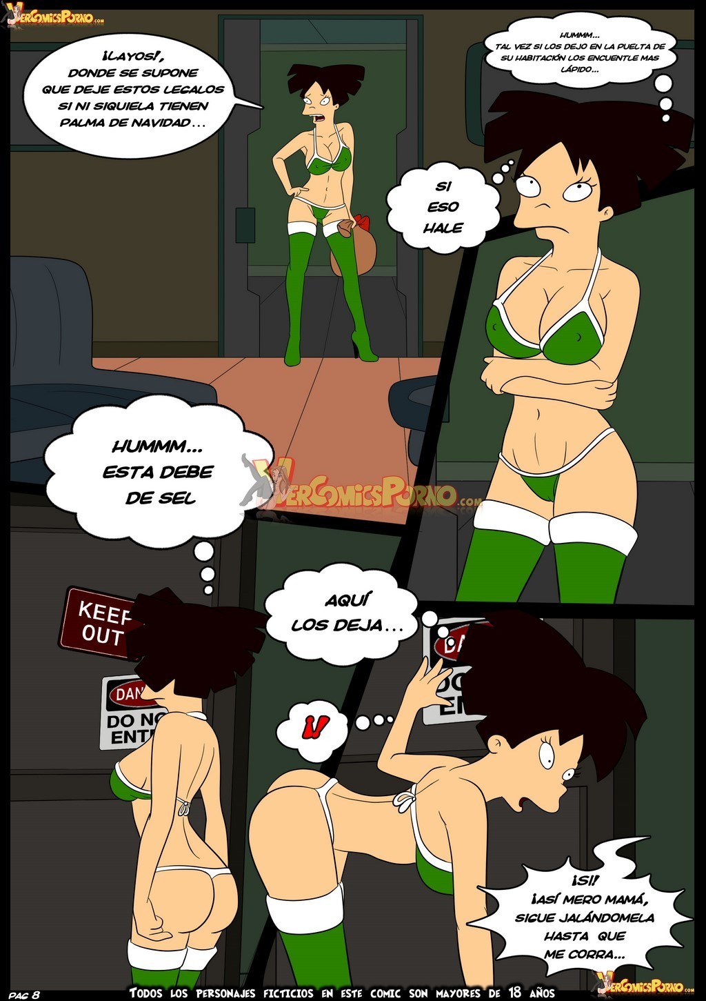 Entrega de Navidad – Futurama Comic porno