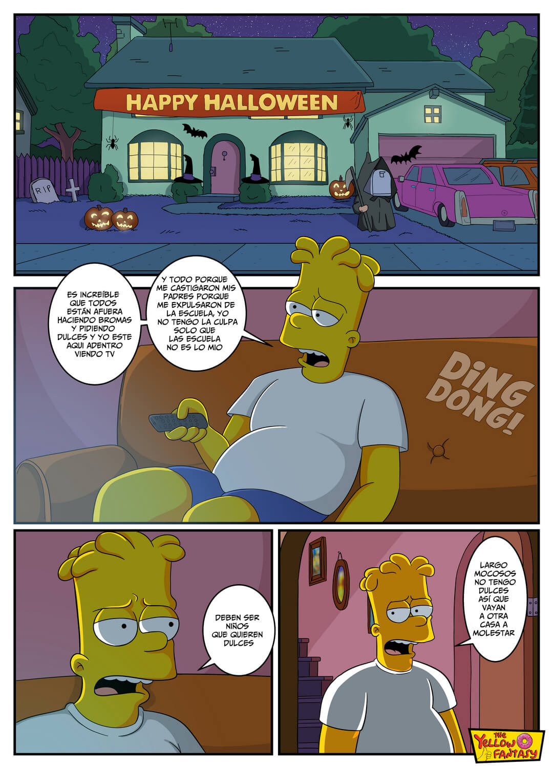 Especial de Halloween – Sherry and Terry – The Yellow Fantasy Comic porno