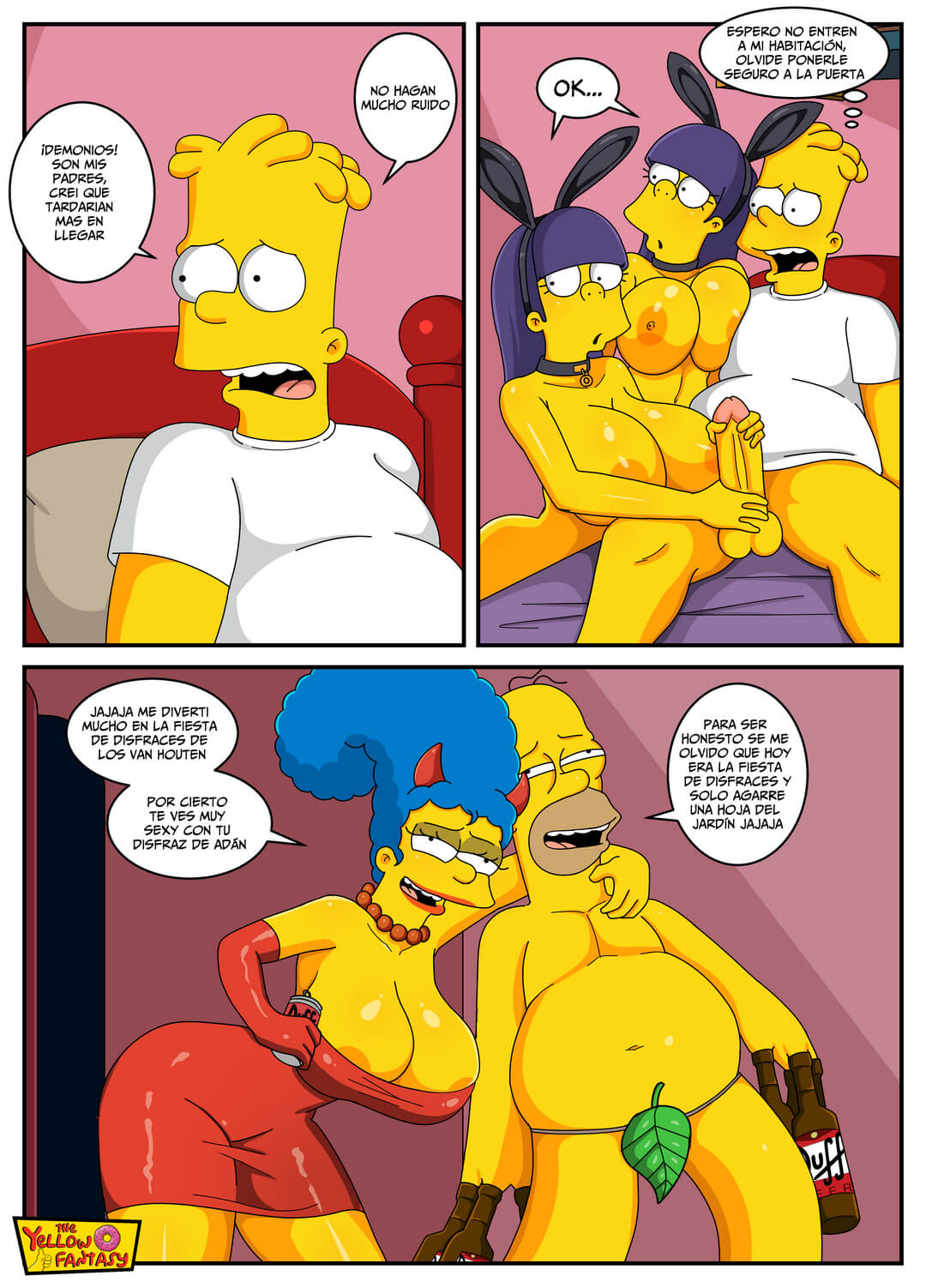 Especial de Halloween – Sherry and Terry – The Yellow Fantasy Comic porno