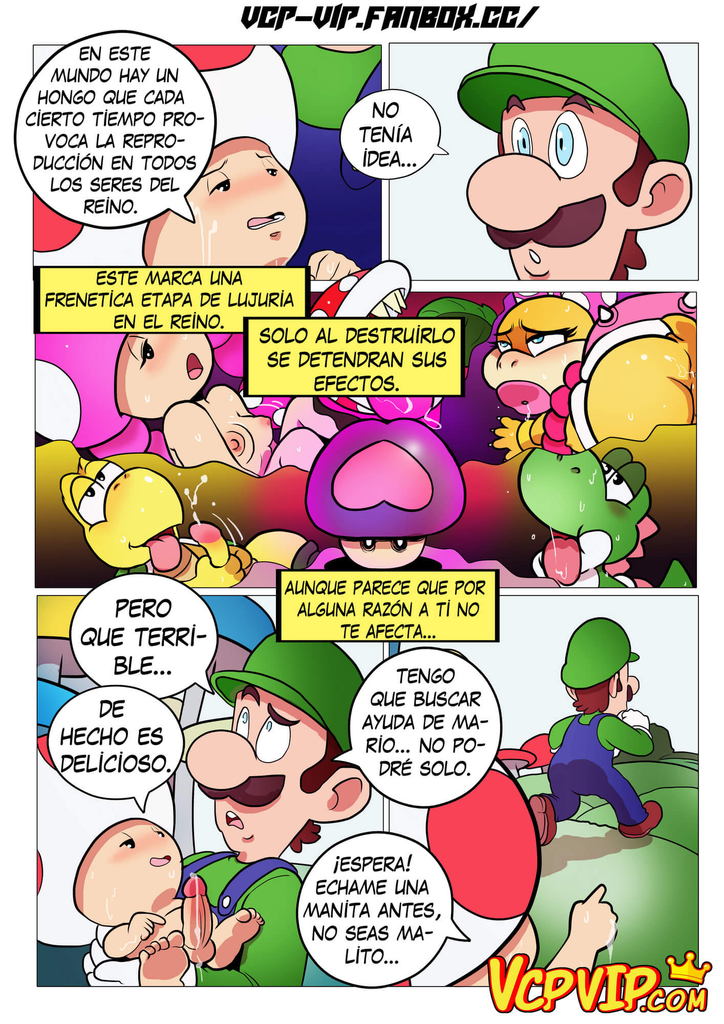 Fucker Mario Bro Comic porno