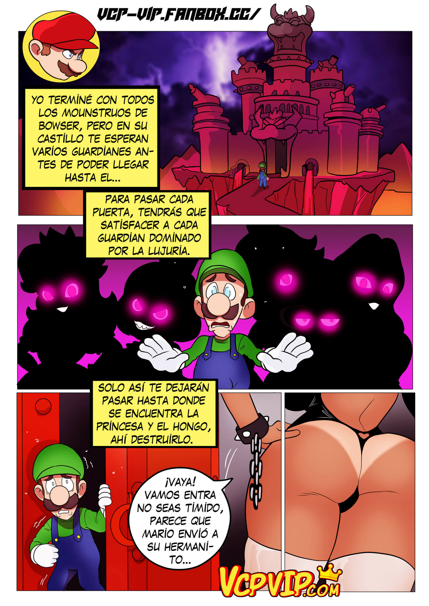 Fucker Mario Bro Comic porno