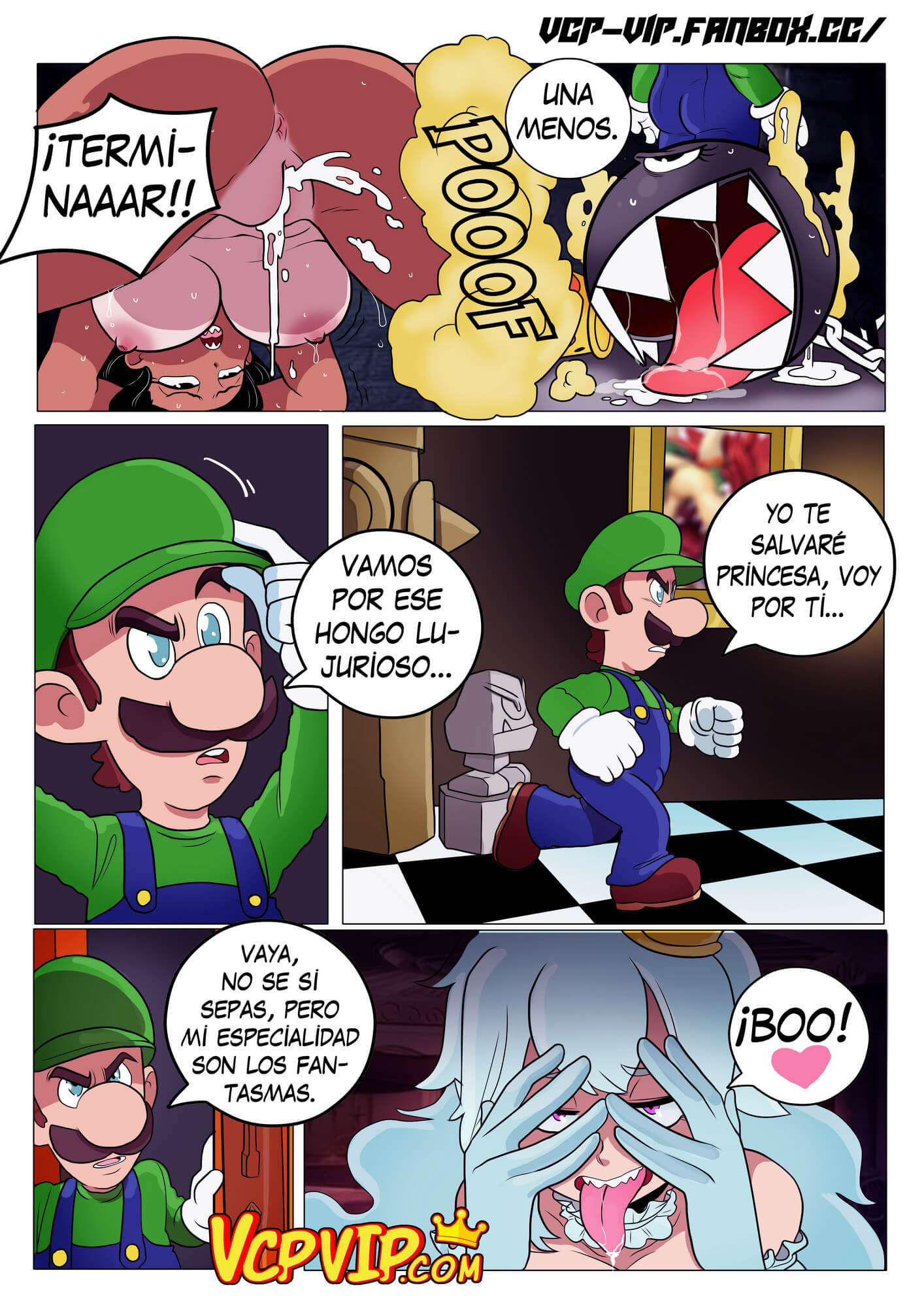 Fucker Mario Bro Comic porno