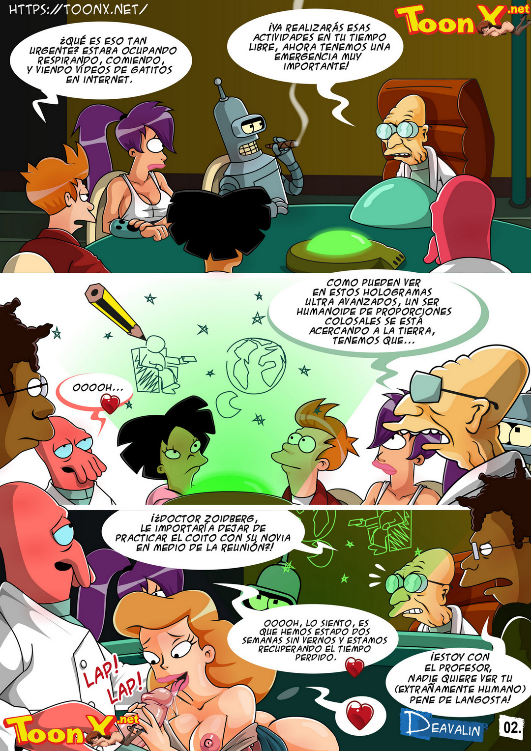 Fuckturama Orgia Para Salvar la Tierra Comic porno