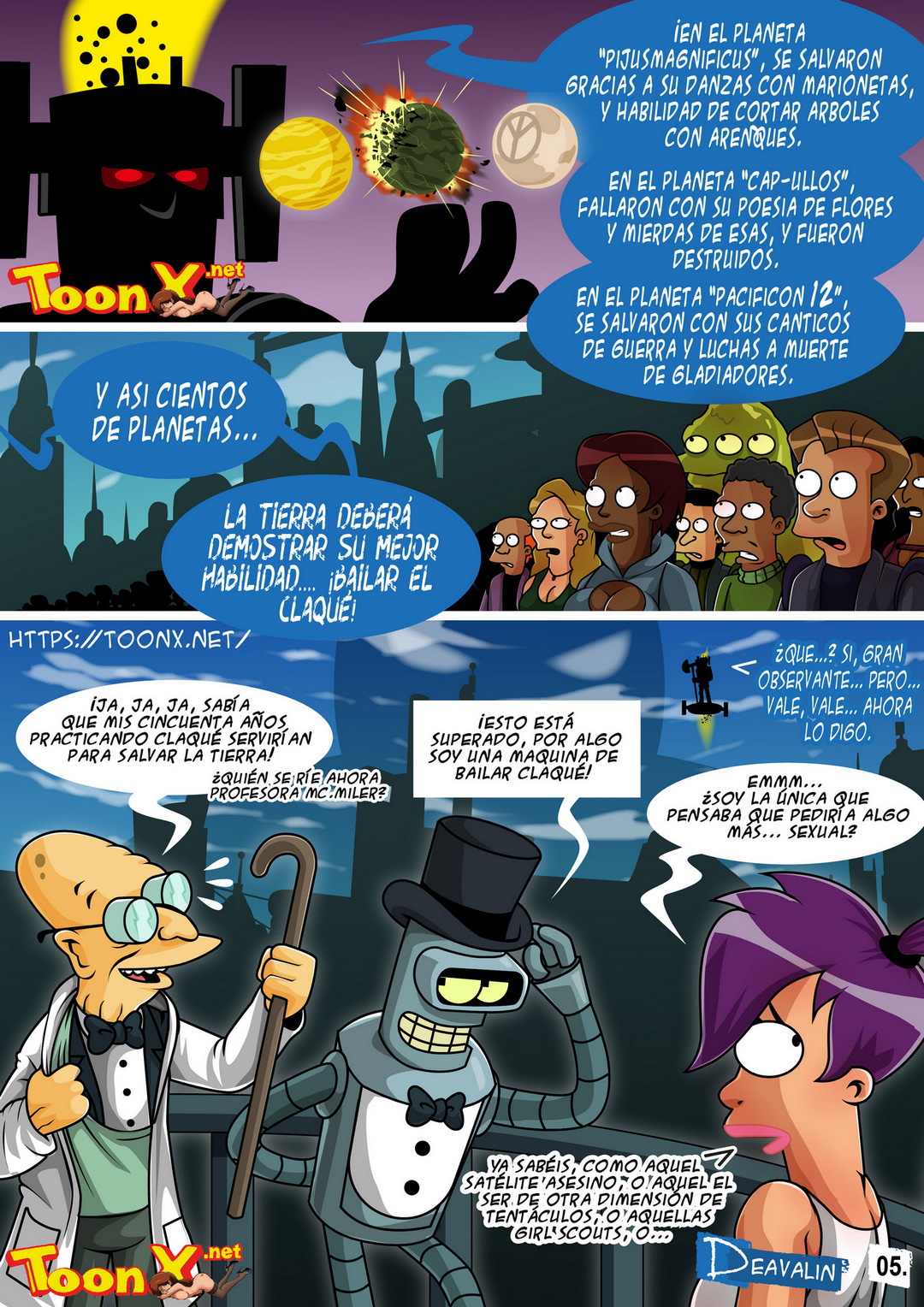 Fuckturama Orgia Para Salvar la Tierra Comic porno