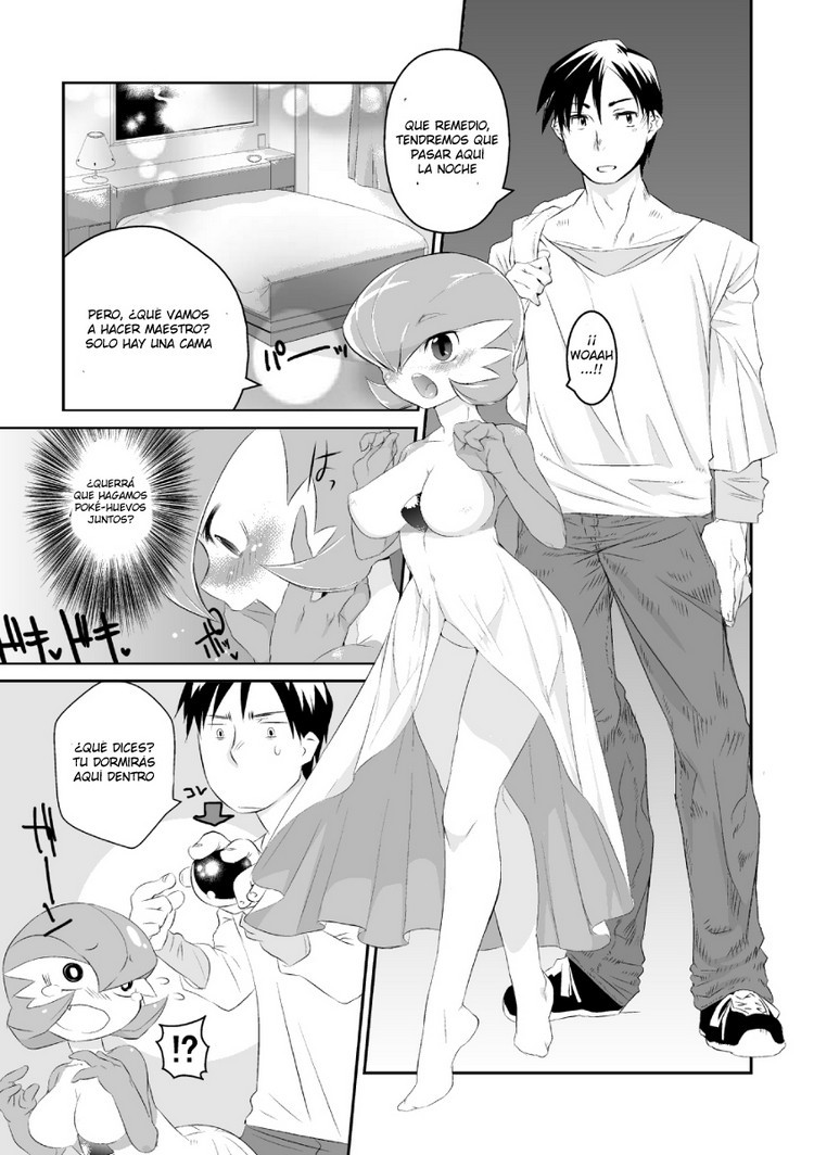 Gardevoir y su Entrenador en el Hotel del Amor Comic porno