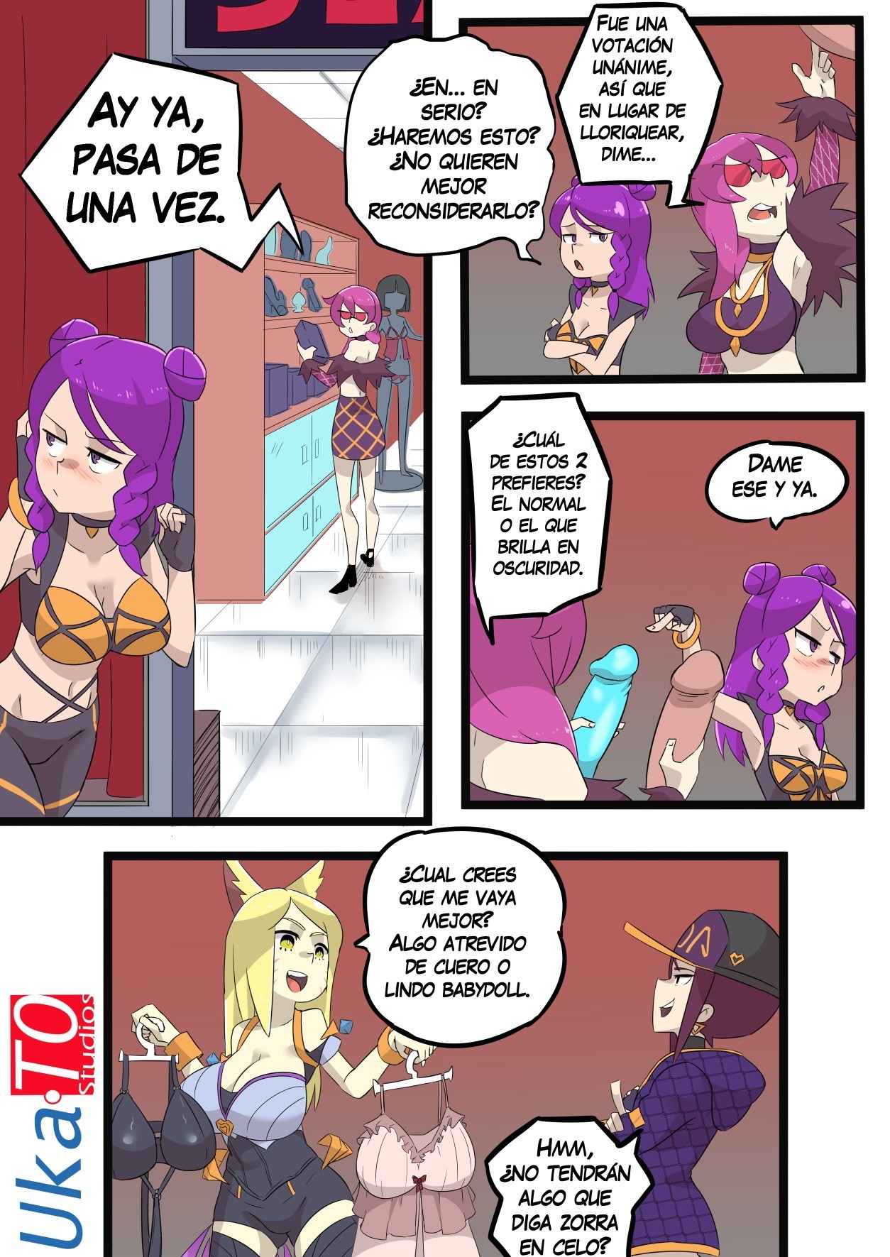 Girls Night – KDA Comic porno