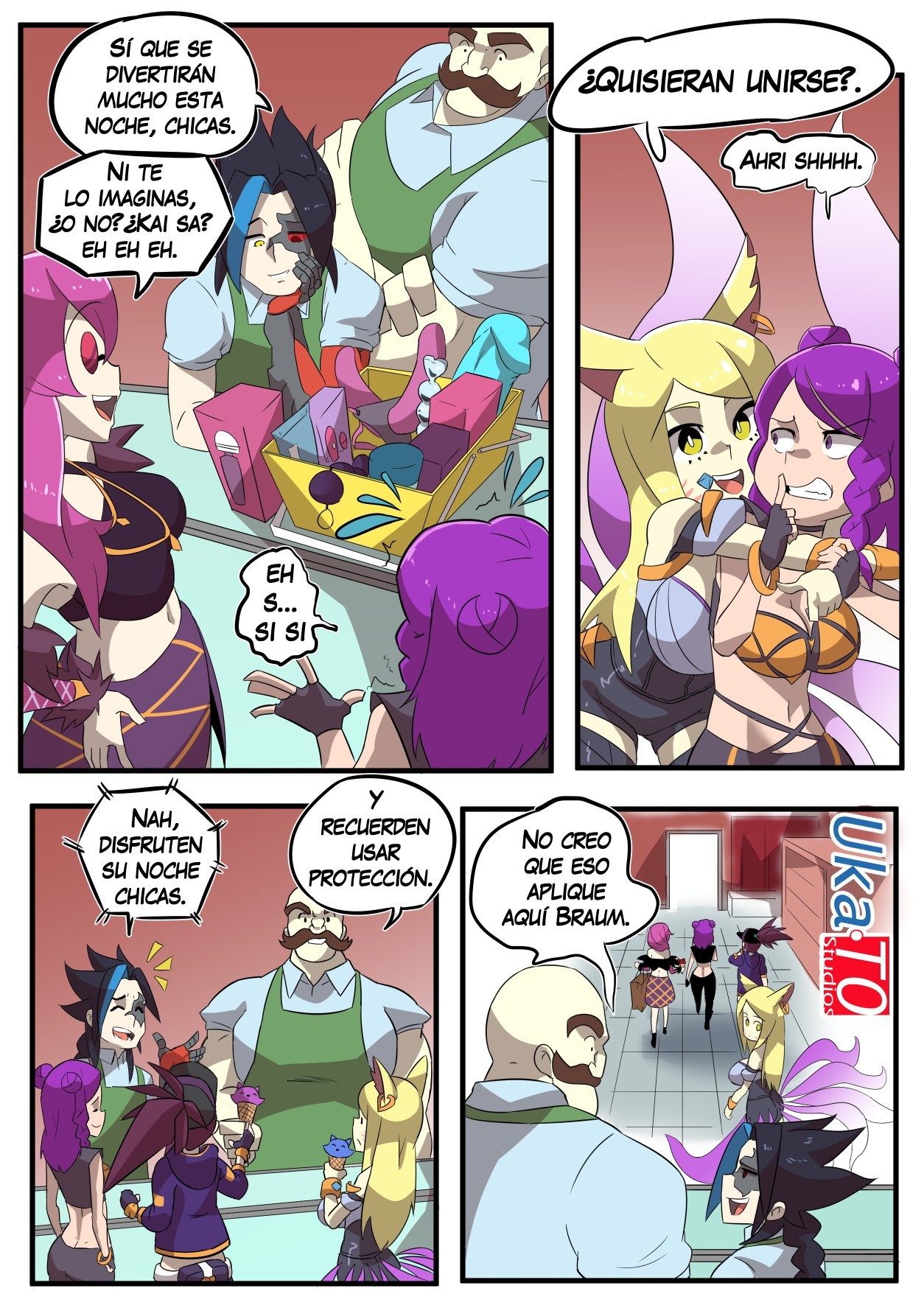 Girls Night – KDA Comic porno