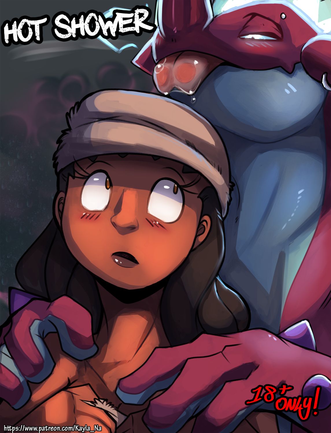 Hot Shower – Pokemon Comic porno