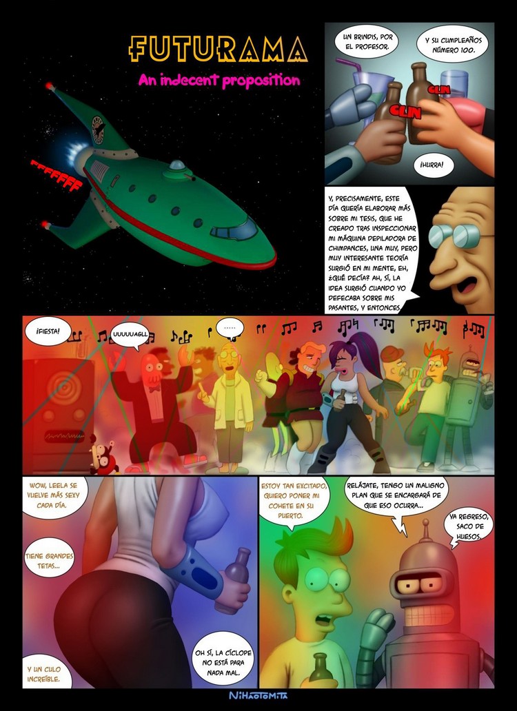 Futurama – Indecent Proposition Comic porno