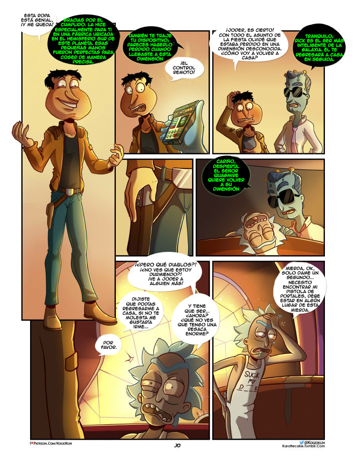 Quagmire – Into The Multiverse Comic porno