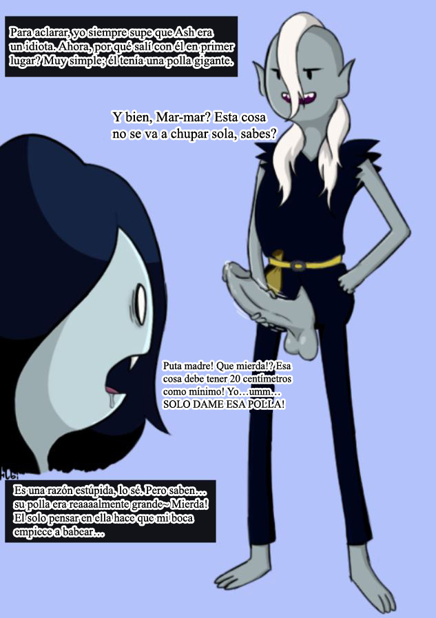 La Adiccion a las Pollas de Marceline Comic porno