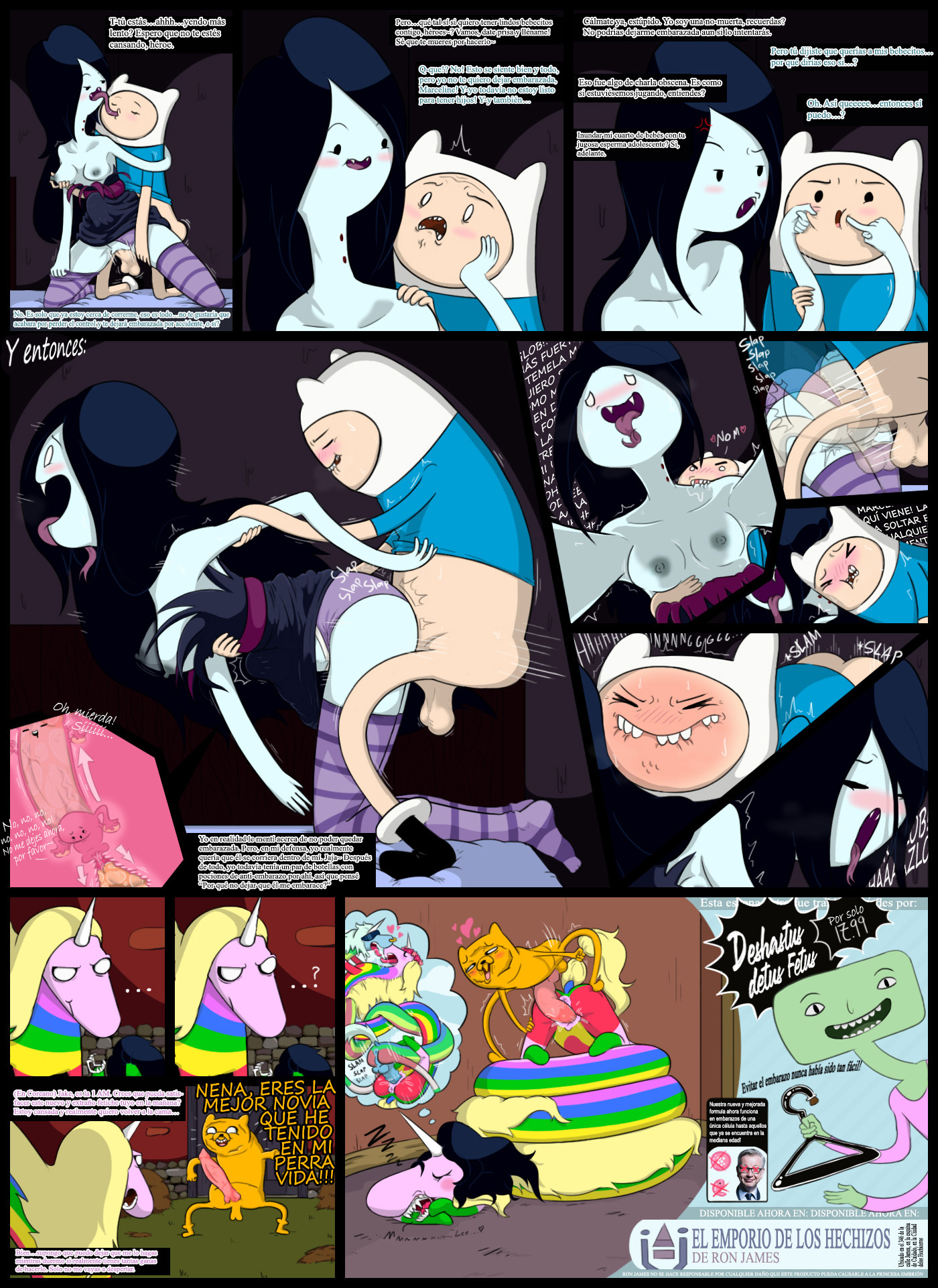 La Adiccion a las Pollas de Marceline Comic porno
